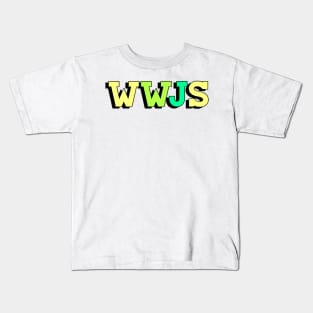 what would jesus say (wwjs) Kids T-Shirt